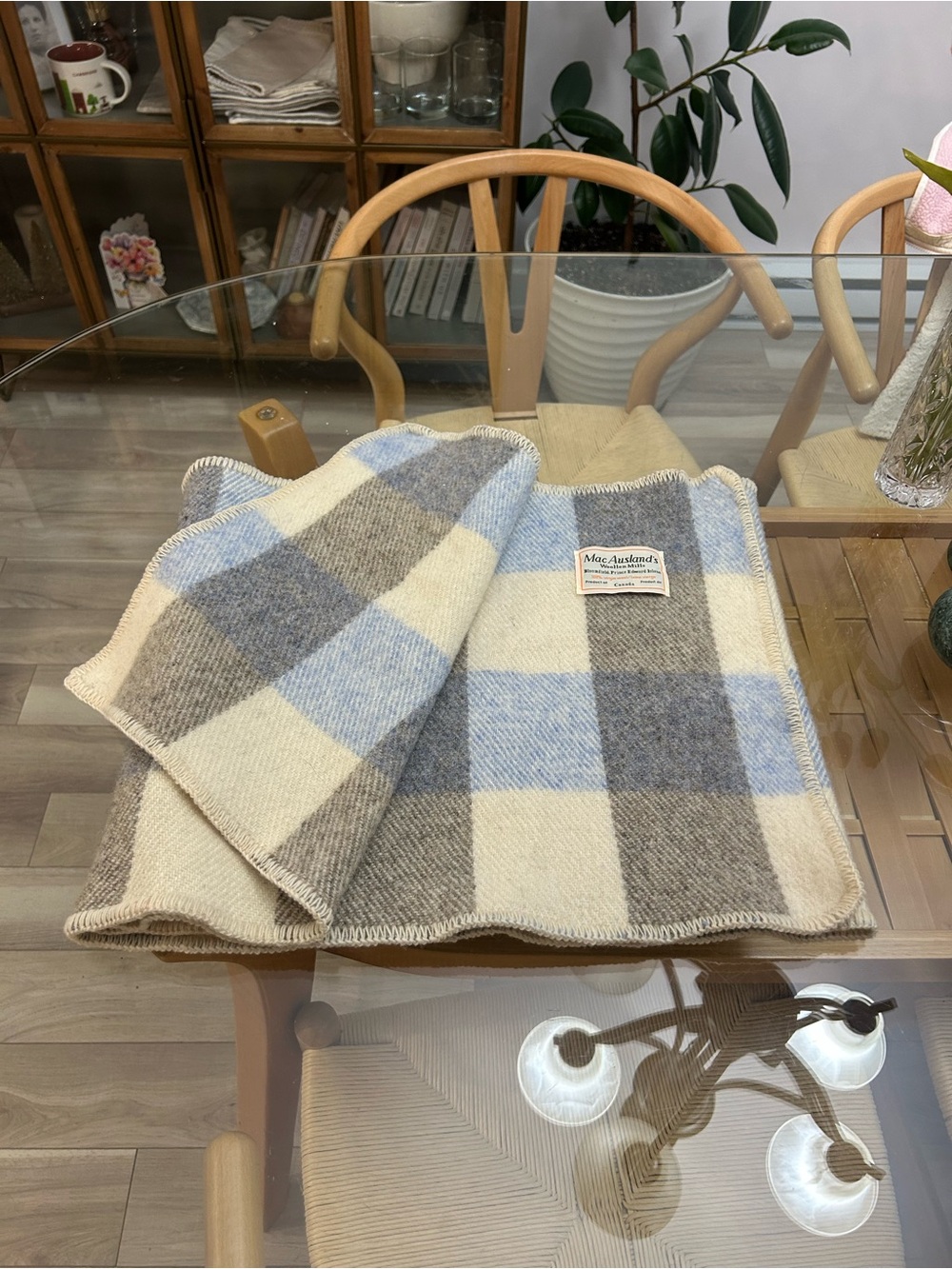 Mac Ausland’s Wool Throw Scarf Blanket